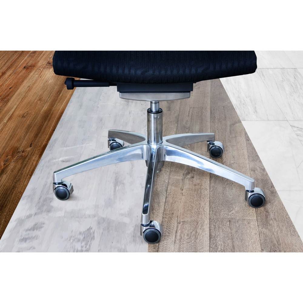 Produktabbildung Nr. 2: 5x roulettes design hjh OFFICE ROLO LUX 11mm / 50mm roulettes de chaise de bureau pour sols durs chromées, (lot de 5)