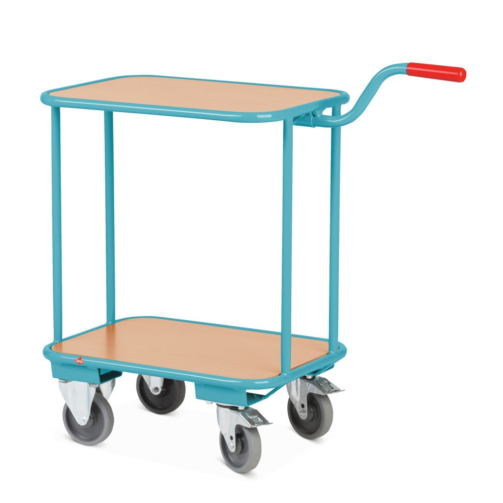 Produktabbildung Nr. 3: Rouleur à poignée et à étages Ameise®, 2 étagères de 603 x 450 mm
