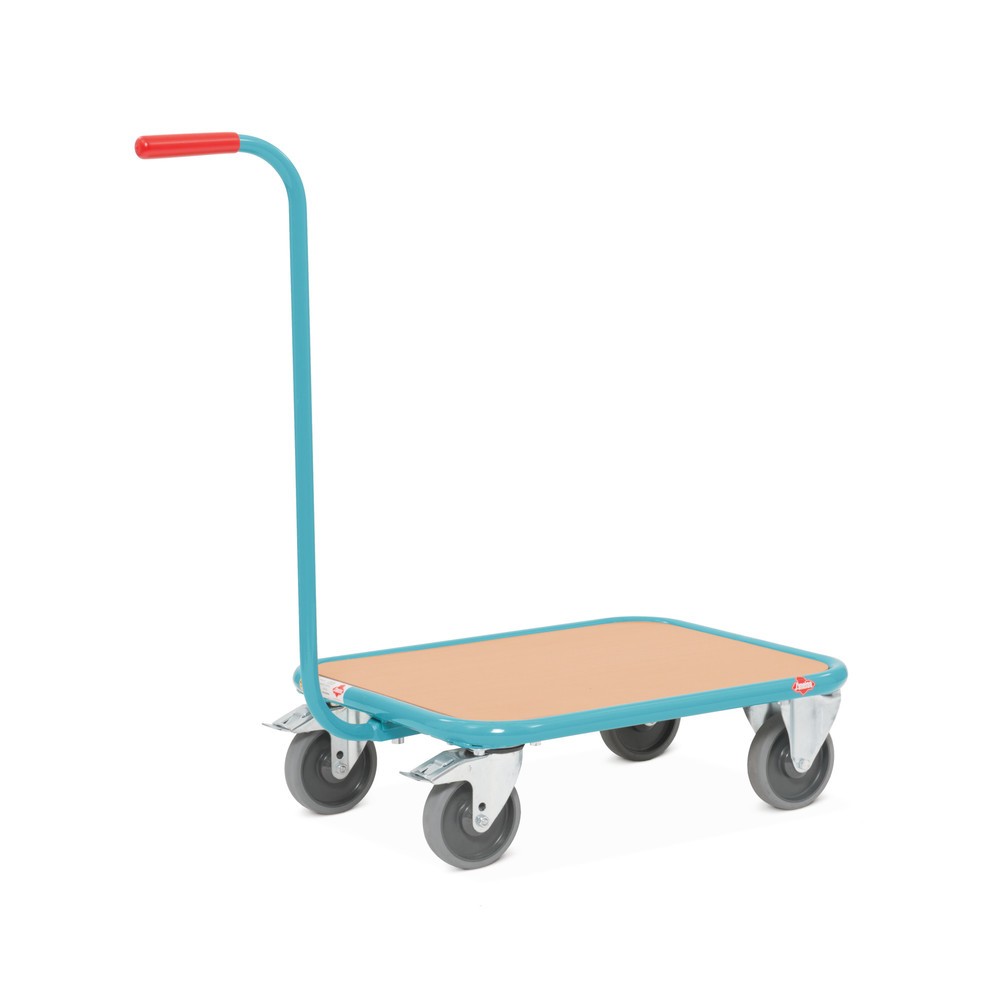 Illustration du produit: Rouleur à poignée Ameise®, plate-forme de chargement en bois de 500 x 605 mm