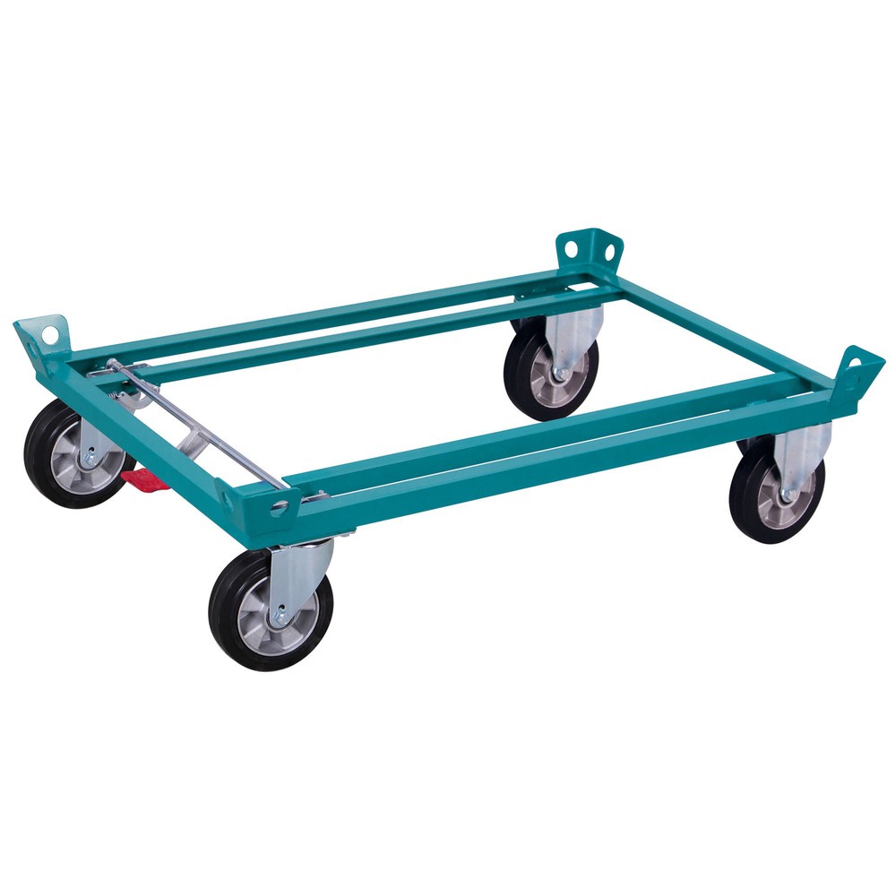 Produktabbildung Nr. 1: Rouleur Ameise®, avec butées d’angle de blocage des palettes, hauteur de chargement 280 mm, pneus pleins souples