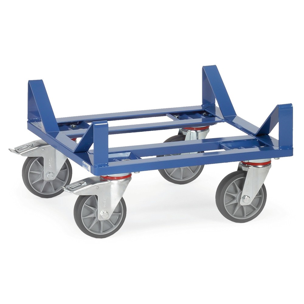 Illustration du produit: fetra® Rouleur de transport pour balles, acier à cornière, capacité de charge 400 kg, lxP 500 x 500 mm