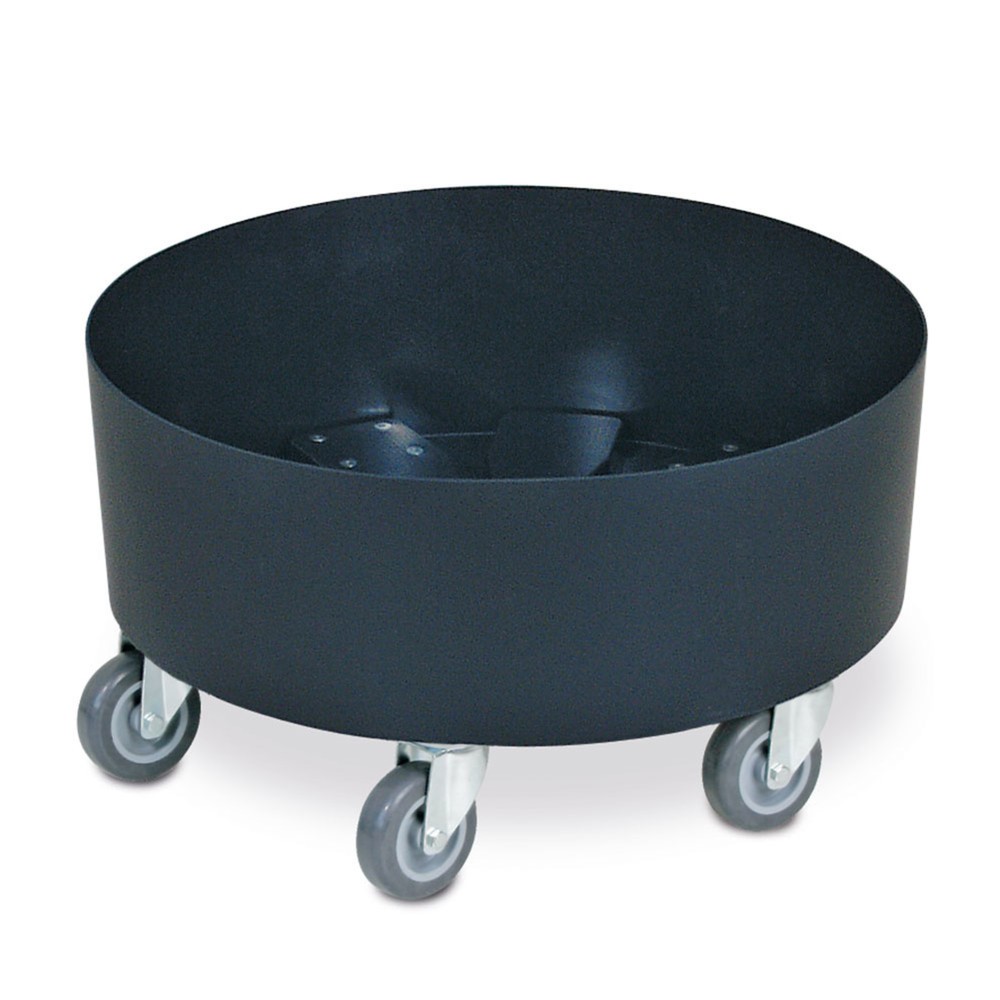 Produktabbildung Nr. 1: Rouleur de transport pour poubelles rondes jusqu'à 100 litres, capacité de charge 100 kg, plastique ABS