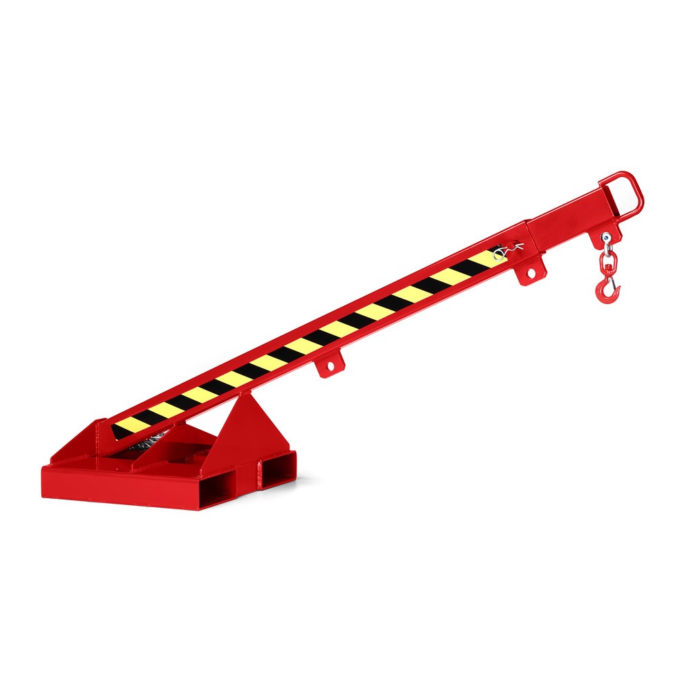 Produktabbildung Nr. 1: RR-Industrietechnik® Bras de charge type RLH-T, capacité de charge 175 - 1 000 kg, télescopique, RAL 3000 rouge feu