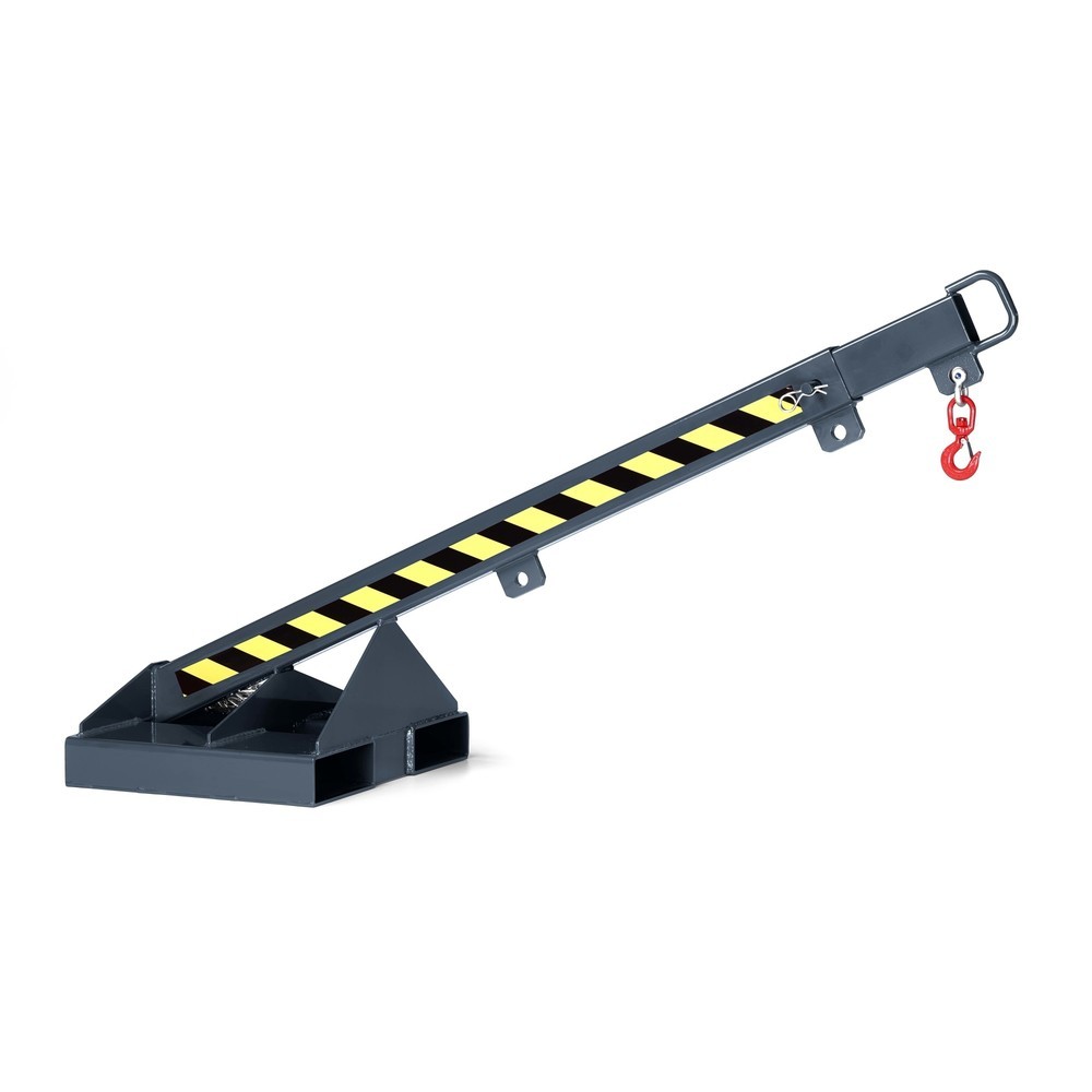 Produktabbildung Nr. 1: RR-Industrietechnik® Bras de charge type RLH-T, capacité de charge 175 - 1 000 kg, télescopique, RAL 7016 gris anthracite