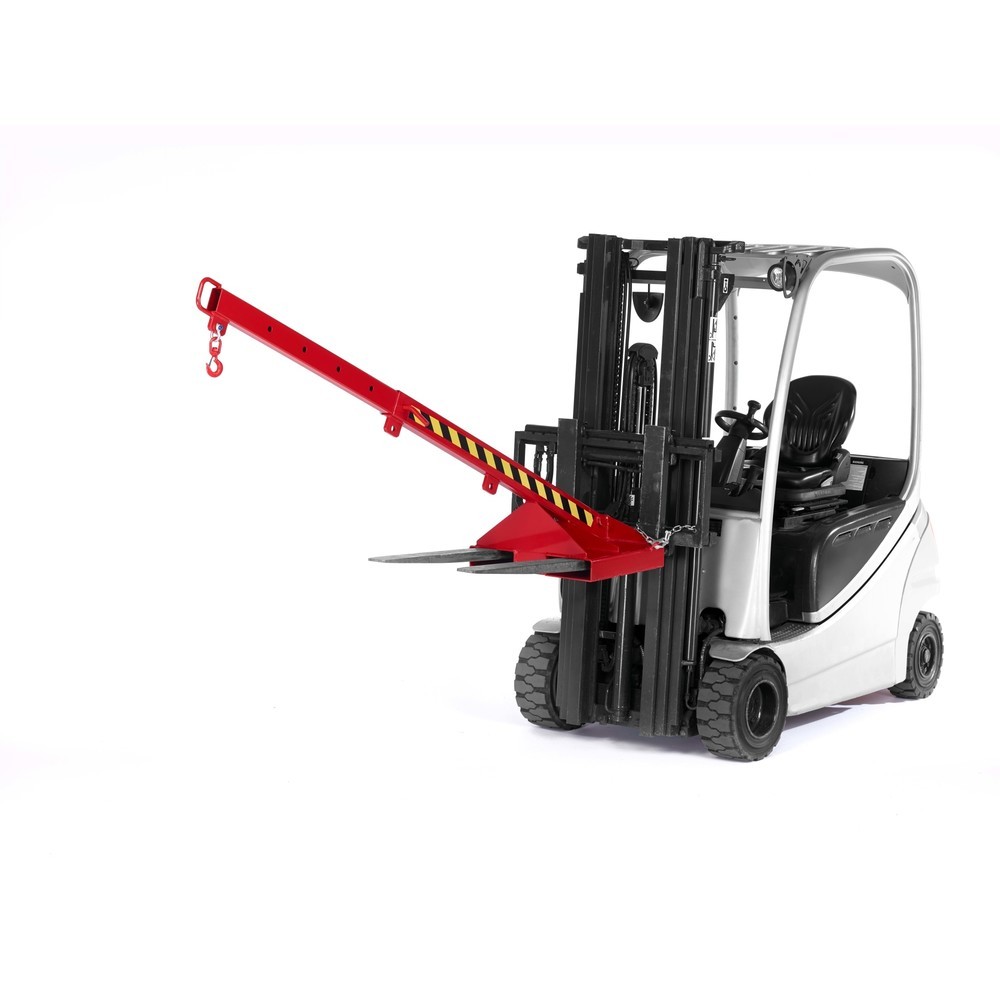 Produktabbildung Nr. 2: RR-Industrietechnik® Bras de charge type RLH-T, capacité de charge 175 - 1 000 kg, télescopique, RAL 3000 rouge feu