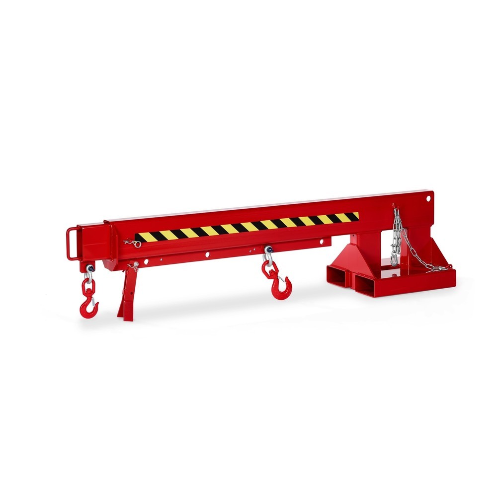 Produktabbildung Nr. 1: RR-Industrietechnik® Flèche de grue type RKA, capacité de charge 650 ‑ 3 000 kg, RAL 3000 rouge feu