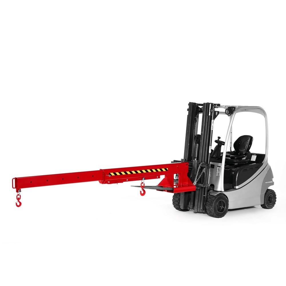 Produktabbildung Nr. 2: RR-Industrietechnik® Flèche de grue type RKA, capacité de charge 650 ‑ 3 000 kg, RAL 3000 rouge feu
