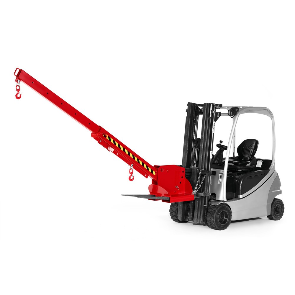 Produktabbildung Nr. 4: RR-Industrietechnik® Flèche de grue type RKT, capacité de charge 650 ‑ 3 000 kg, RAL 3000 rouge feu