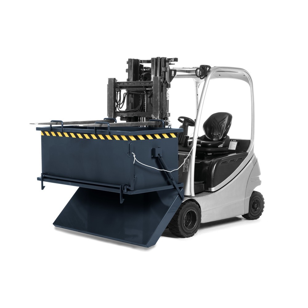 Produktabbildung Nr. 2: RR-Industrietechnik® Klappbodenbehälter Typ RKB, Volumen 0,5 m³, RAL 7016 anthrazitgrau