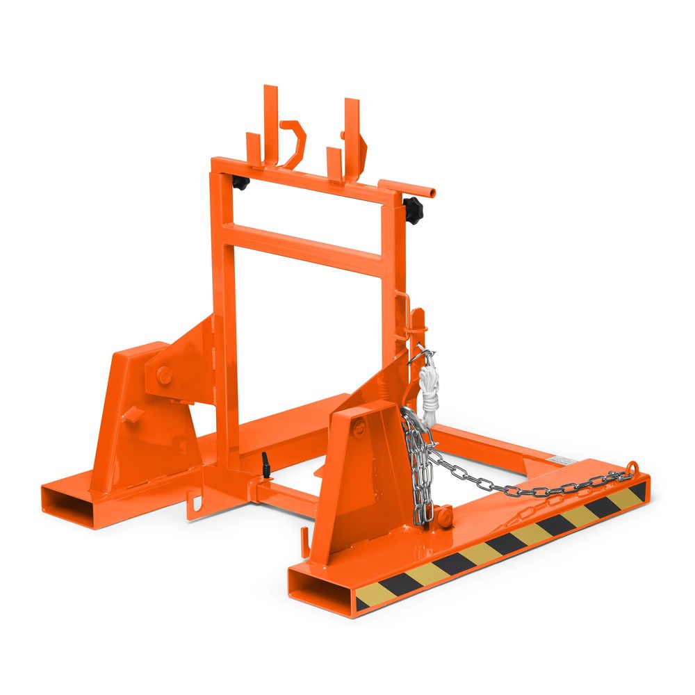Produktabbildung Nr. 1: RR-Industrietechnik® Mülltonnenwender Typ RMW, BxTxH 1.000 x 1.000 x 1.080 mm, RAL 2004 reinorange