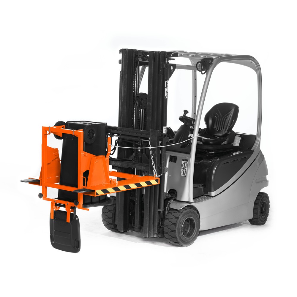 Produktabbildung Nr. 2: RR-Industrietechnik® Mülltonnenwender Typ RMW, BxTxH 1.000 x 1.000 x 1.080 mm, RAL 2004 reinorange