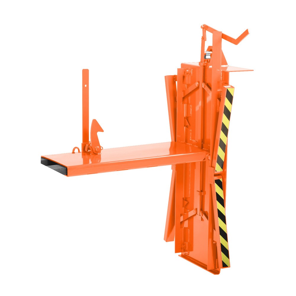 Produktabbildung Nr. 1: RR-Industrietechnik® Retourneur de caisses grillagées type RGW, capacité de charge 450 kg, RAL 2004 orangé pur