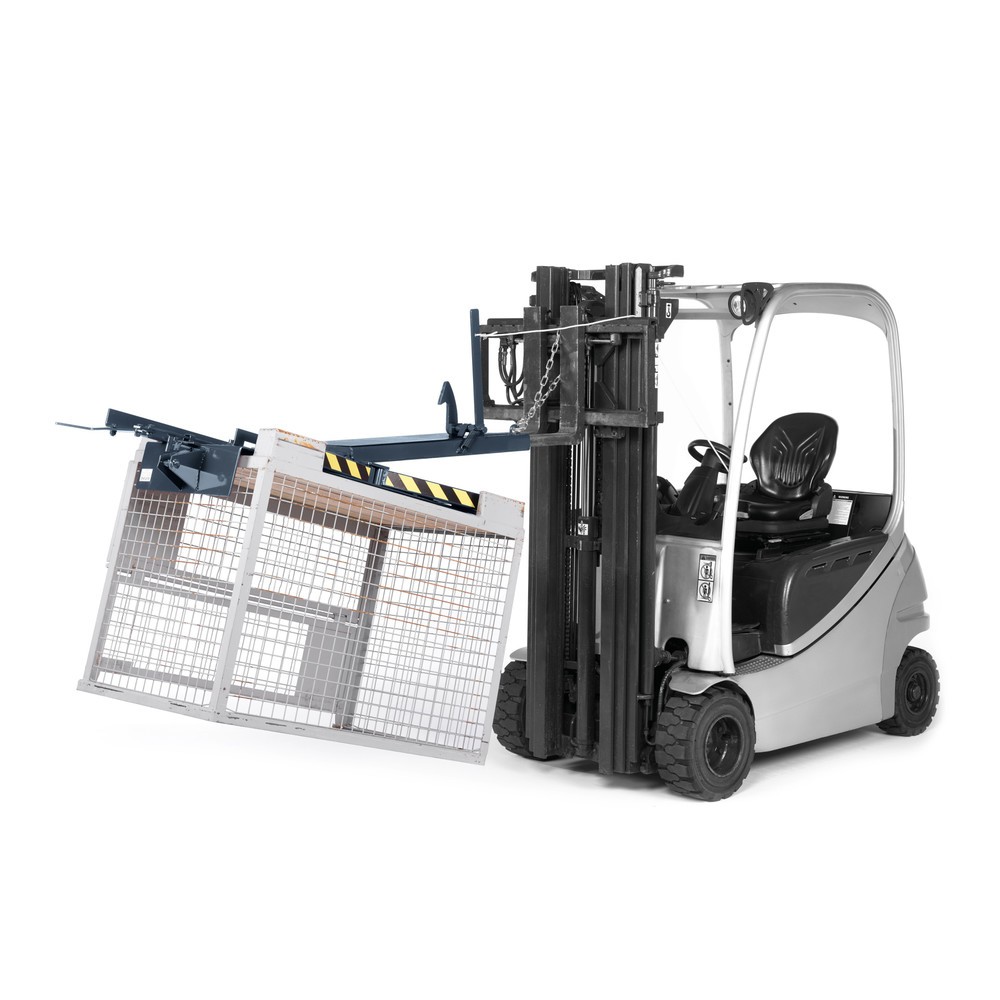 Produktabbildung Nr. 2: RR-Industrietechnik® Retourneur de caisses grillagées type RGW, capacité de charge 450 kg, RAL 7016 gris anthracite