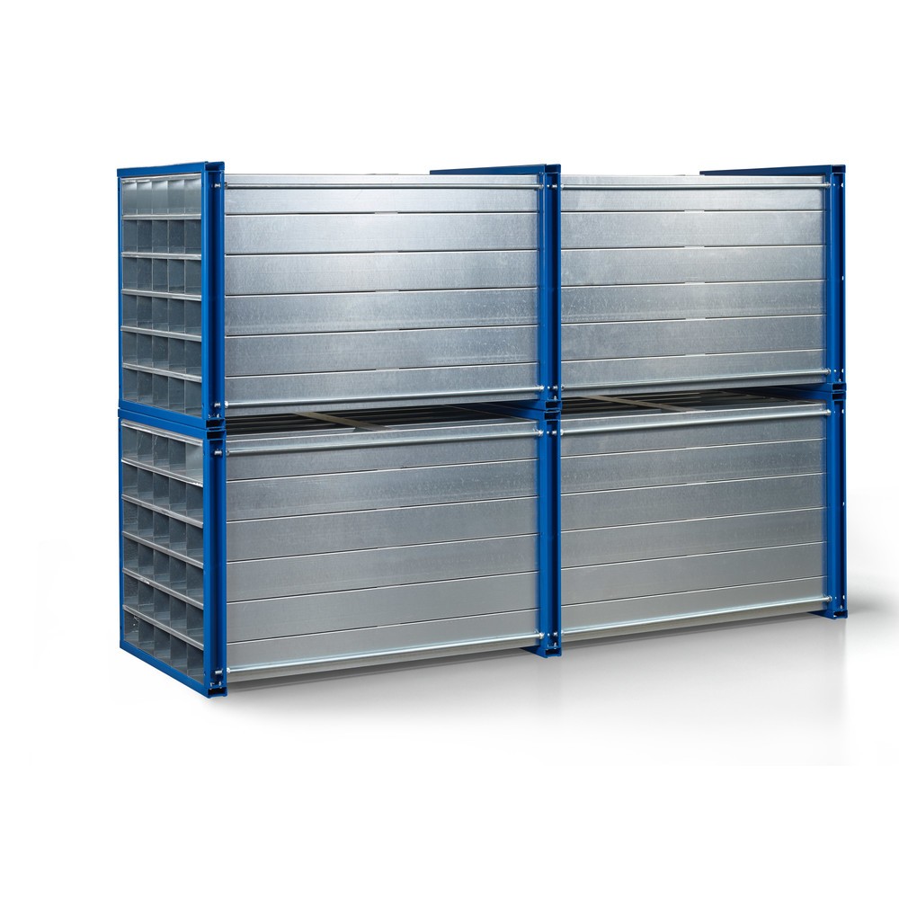 Produktabbildung Nr. 1: RR-Industrietechnik® grille en nid d'abeille type RWR, HxLxP 1 000 x 1 000 x 3 000 mm, nombre de compartiments 81