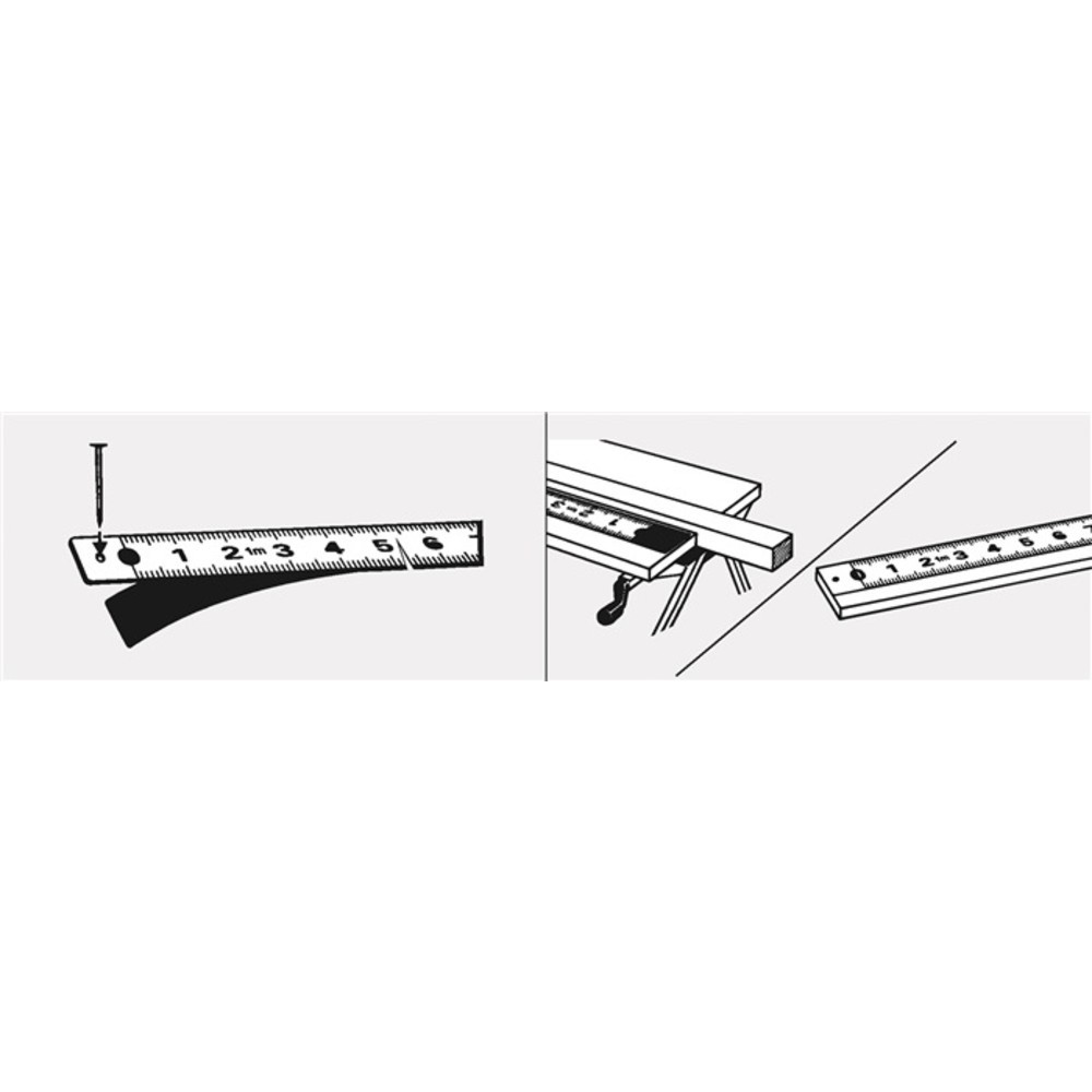 Produktabbildung Nr. 2: Mètre-ruban longueur 1 m largeur de bande 13 mm mm/cm autocollant TAJIMA