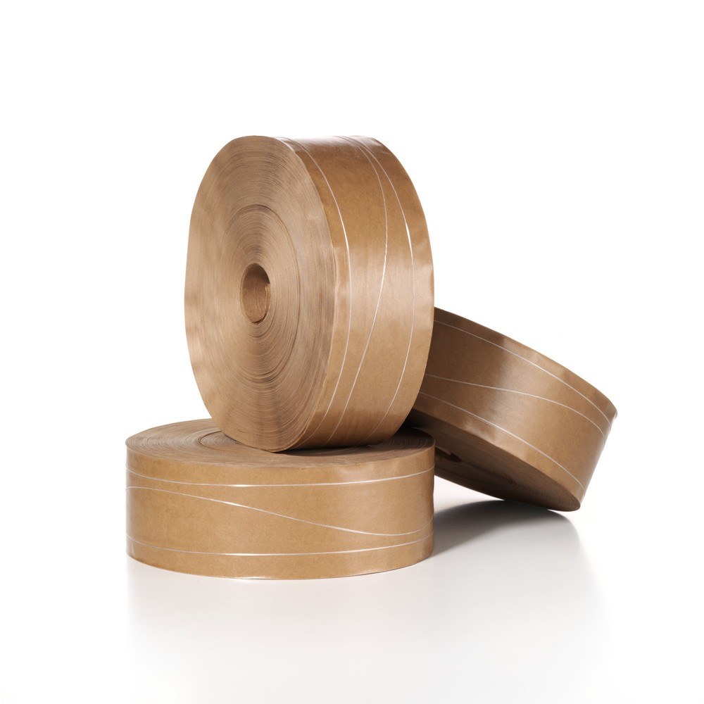 Produktabbildung Nr. 1: Ruban adhésif, lxL 70 mm x 200 ml, marron, 12 pcs/UV, renforcé avec 2 fils longitudinaux et 1 fil sinusoïdal