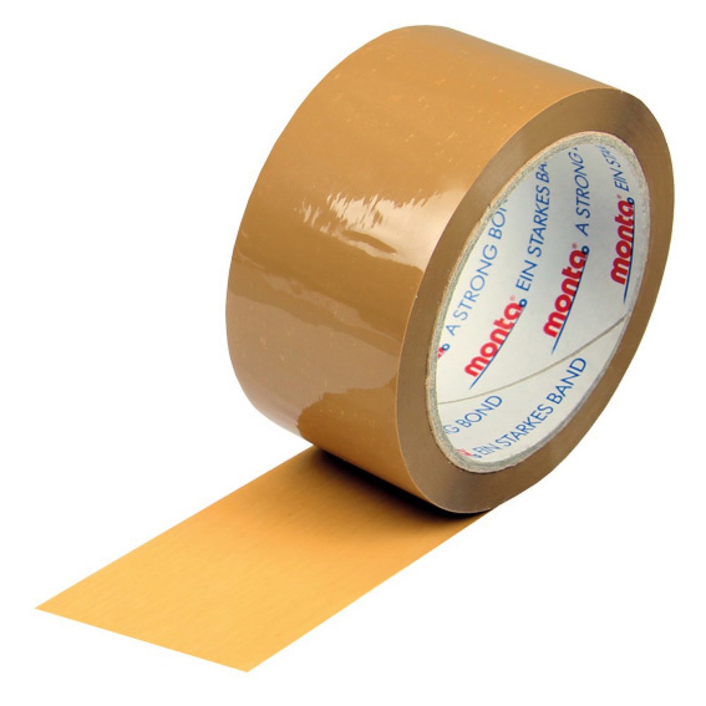 Illustration du produit: Ruban adhésif monta, PP, 48 µ, lxL 50 mm x 66 m, marron, 36 pcs/UV