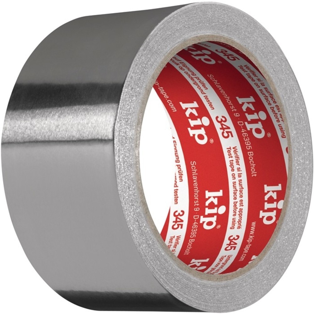 Produktabbildung Nr. 2: Bande adhésive en aluminium 345 avec doublure longueur 50 m largeur 50 mm roulea