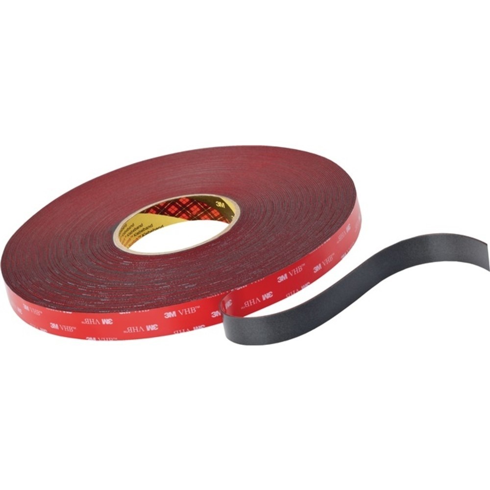 Produktabbildung Nr. 2: Ruban de montage 3M VHB Tape 4611F gris foncé L b.19mm Rl.3M