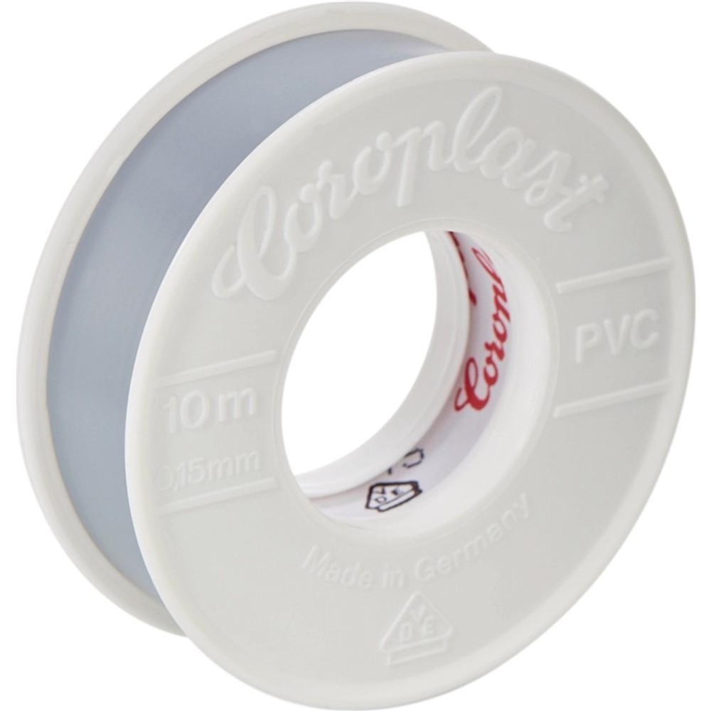 Produktabbildung Nr. 2: Ruban isolant électrique 302 gris longueur 10 m largeur 15 mm rouleau COROPLAST