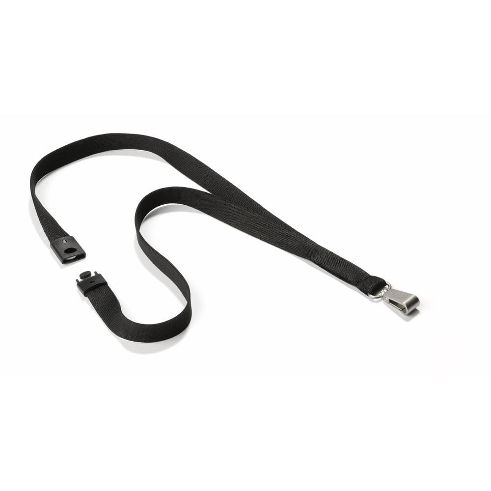 N° de l'image du produit 1 : Ruban textile DURABLE Soft pour porte-badge, noir