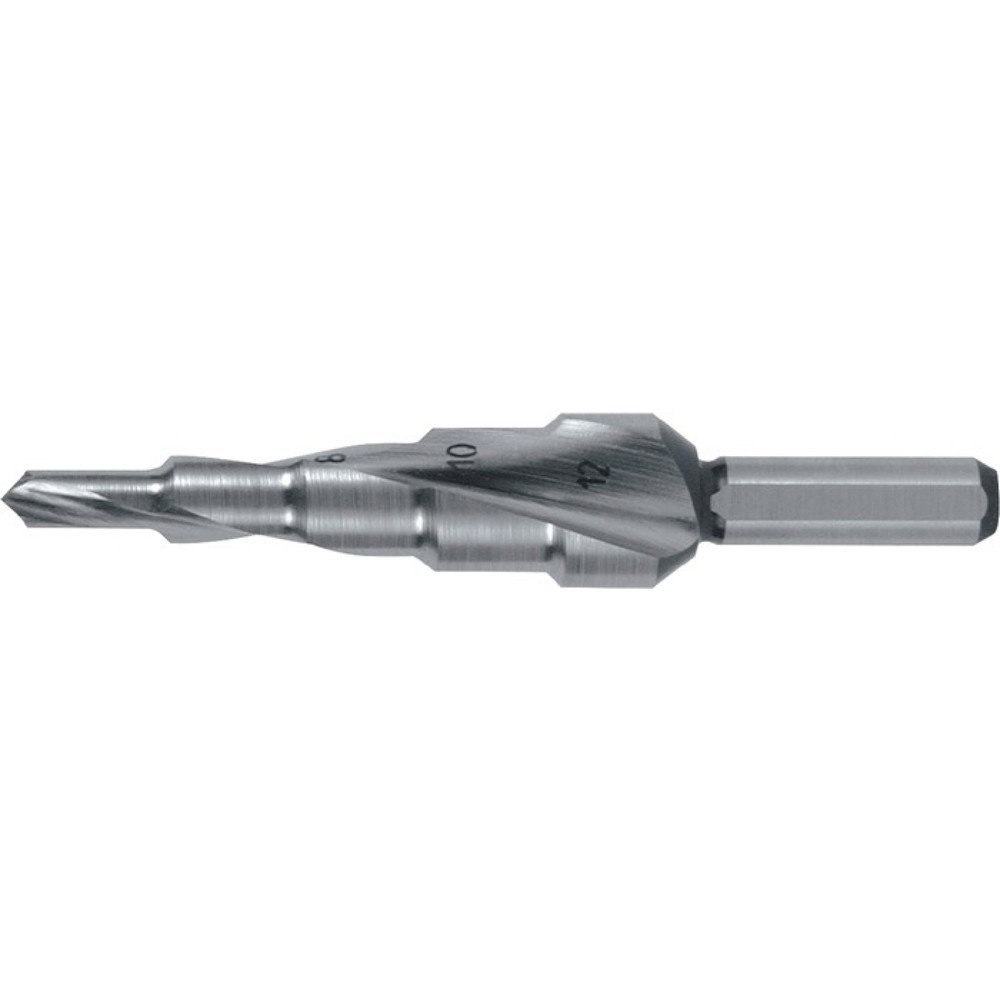 RUKO Stufenbohrer Bohrber.5-28mm HSS Spiralnut Stufen 7 Produktabbildung: RUKO Stufenbohrer Bohrber.5-28mm HSS Spiralnut Stufen 7