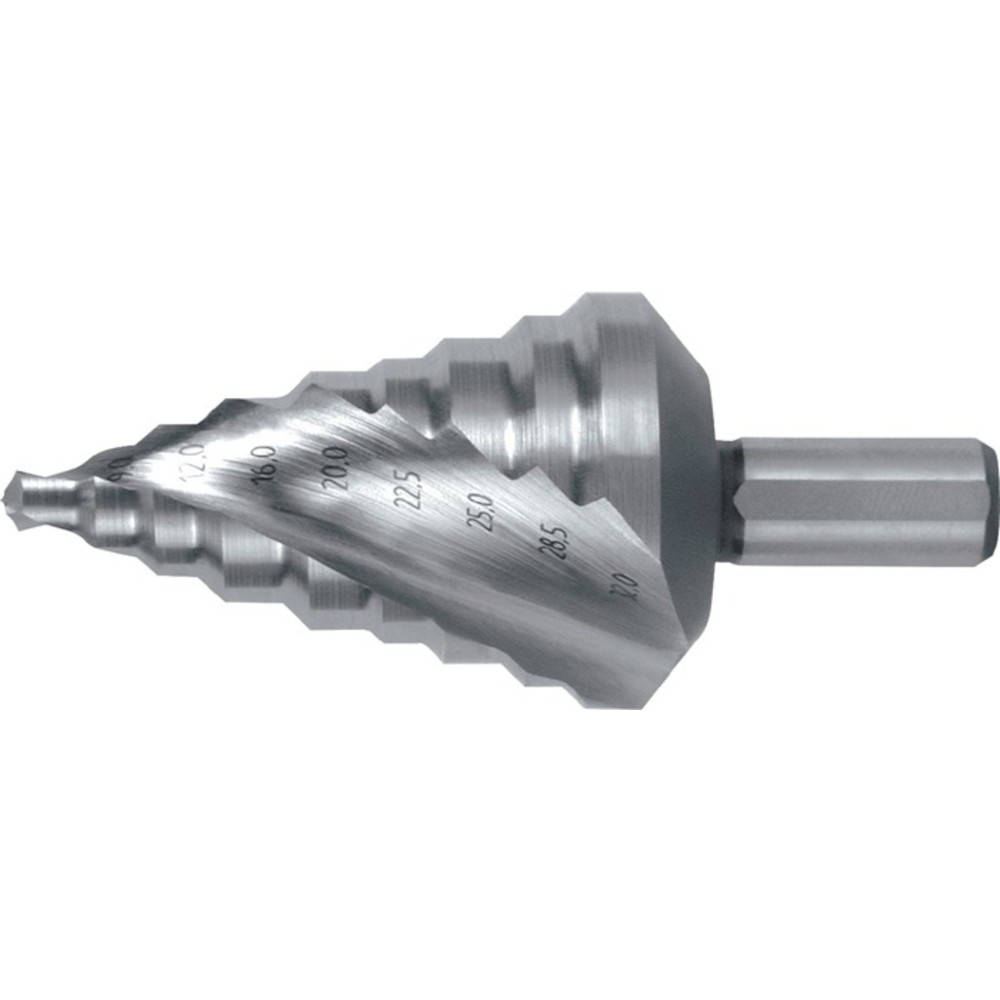 Produktabbildung Nr. 2: RUKO Stufenbohrer Bohrber.6-32mm HSS Spiralnut Stufen 9