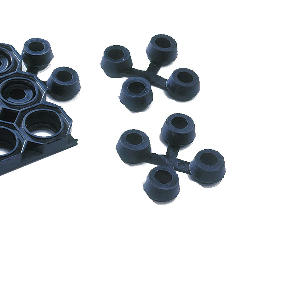 Produktabbildung Nr. 3: Rundbürste für NoTrax Schmutzfangmatte mit Wabenprofil, 10 Stk/VE, schwarz