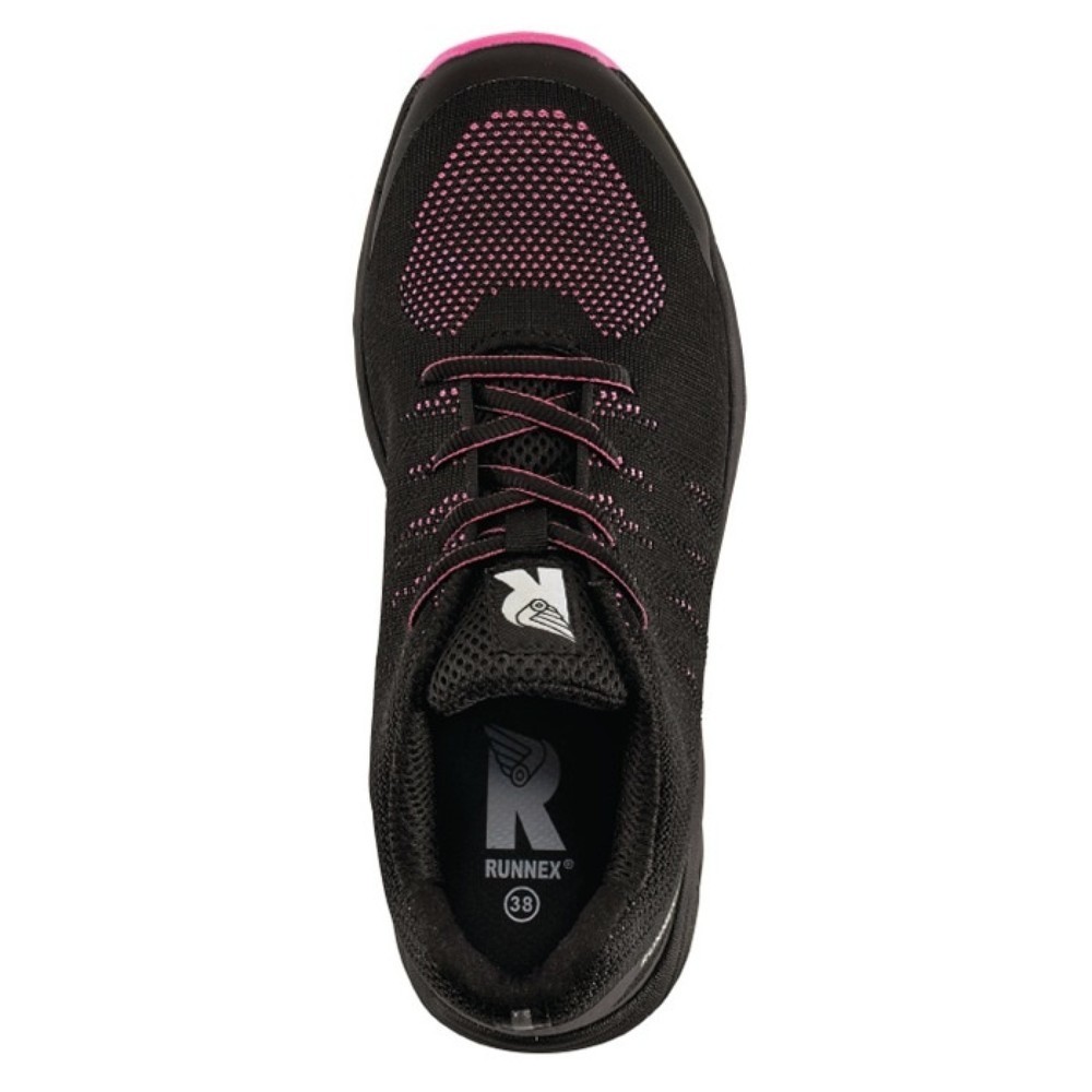 Produktabbildung Nr. 5: RUNNEX Damensicherheitsschuh GirlStar 5180, S1P SRC EN ISO 20344/20345, Grösse 38 schwarz/pink, Polyester