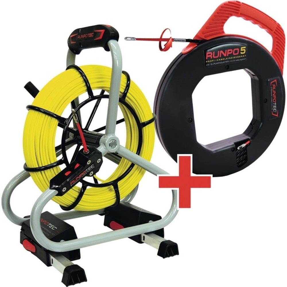 Illustration du produit: RUNPOTEC Glasfaserstab Profiset, Bandlänge 30 m