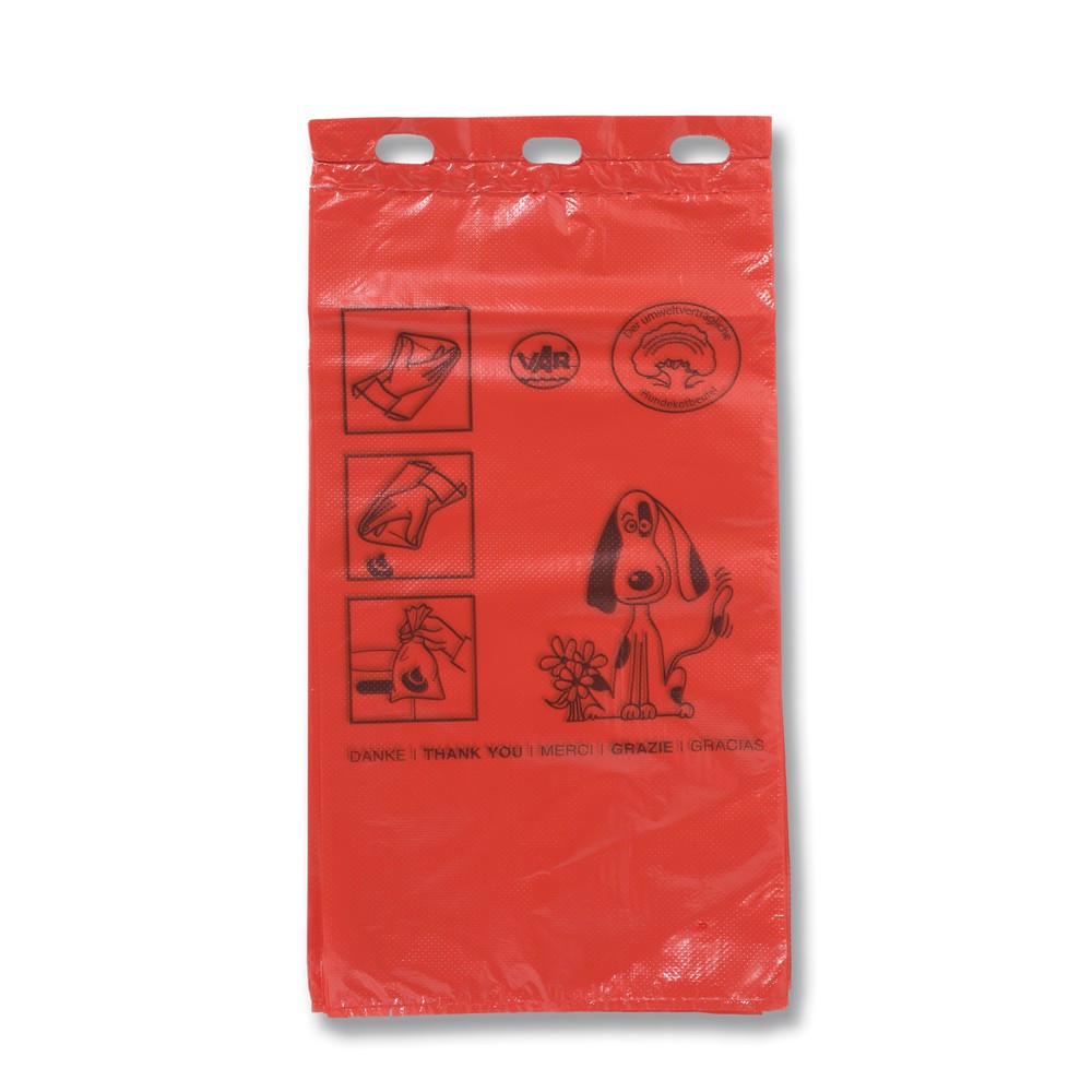Produktabbildung Nr. 1: Sachets à excréments pour chien, 1.000 pièces/UV, rouge