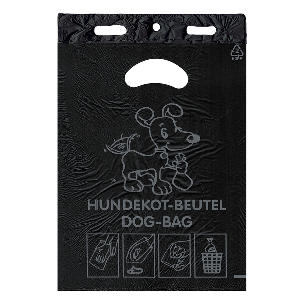 Illustration du produit: Sachets plastiques à rebord en bloc pour distributeur de sachets pour déjections canines RENNER modèle 7077-10, 3 litres, 2 000 pcs/UV, format 250 x 310 mm