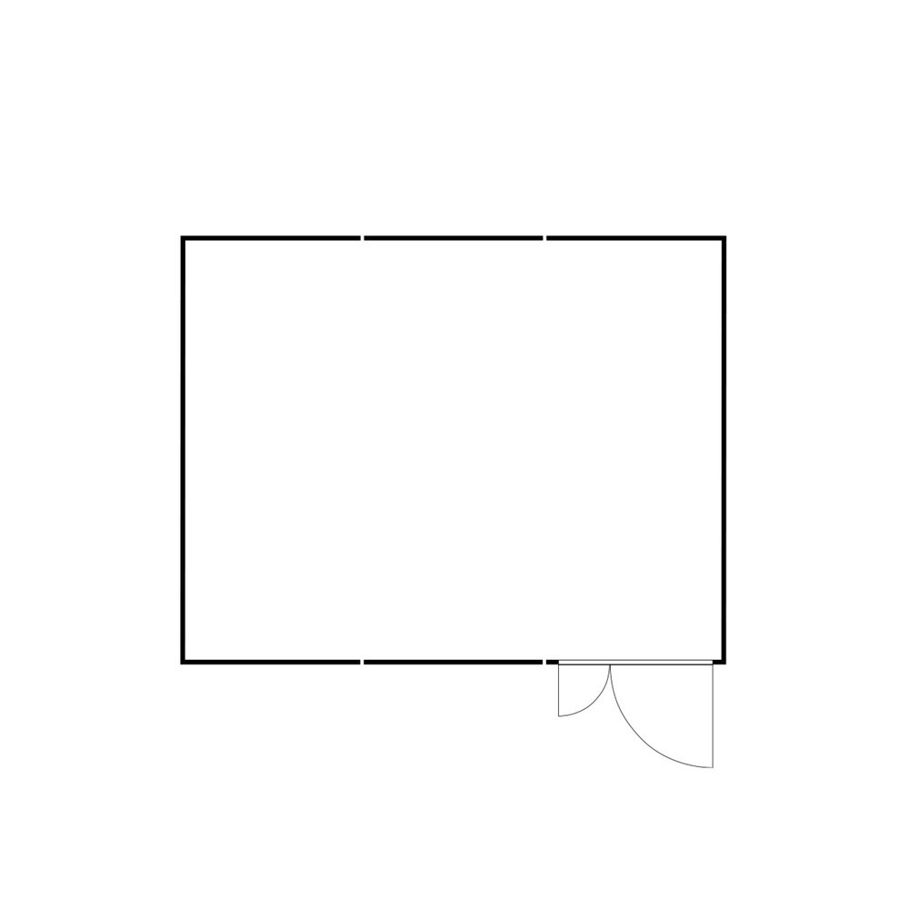 Produktabbildung Nr. 2: SAFE Tank Gefahrstoffcontainer 5000 ECO, isoliert, energieeffizient durch bedarfsgerechte Lüftersteuerung, Masse aussen 5380x6520x2520 mm, Doppelflügeltür (asymmetrische Teilung), seitlich in 6 m  Seite, Lagerfläche 30 m²