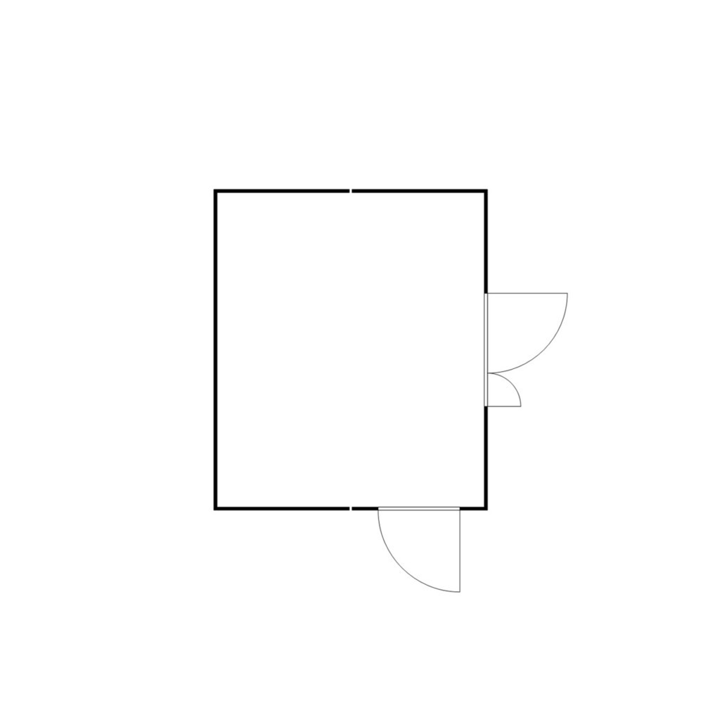 Produktabbildung Nr. 2: SAFE Tank Gefahrstoffcontainer Kombination 4000 ALG, isoliert, vormontiert, kunststoffbeschichtet RAL 9002, Masse aussen 5380x4340x2520 mm, Doppelflügeltür (asymmetrische Teilung), mittig in Breitseite, Zusatztür, Lagerfläche 20 m²
