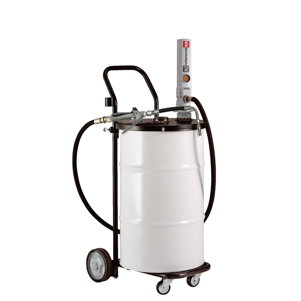 Illustration du produit: SAMOA-HALLBAUER Installation de remplissage mobile PumpMaster 2 3:1 pour fûts de 50/60 litres avec pistolet de remplissage