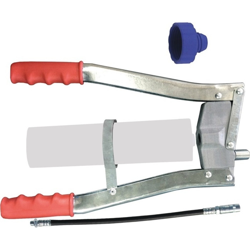 Produktabbildung: SAMOA-HALLBAUER  Zweihandfettpresse PZP f.für 400/500g Schraubkart. 400/500 cm³