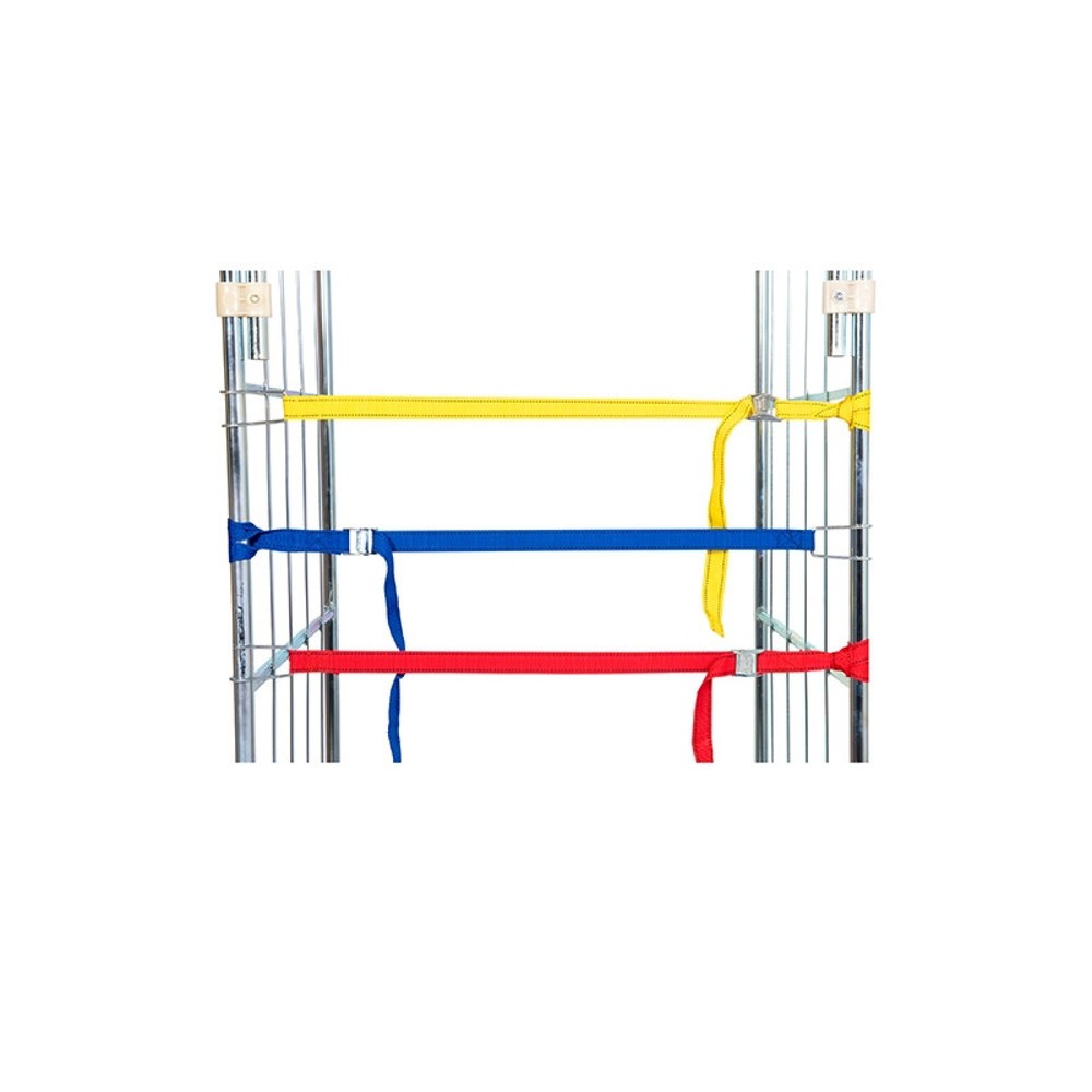 Produktabbildung Nr. 2: Sangle de serrage en tissu pour conteneur à roulettes Classic, bleu