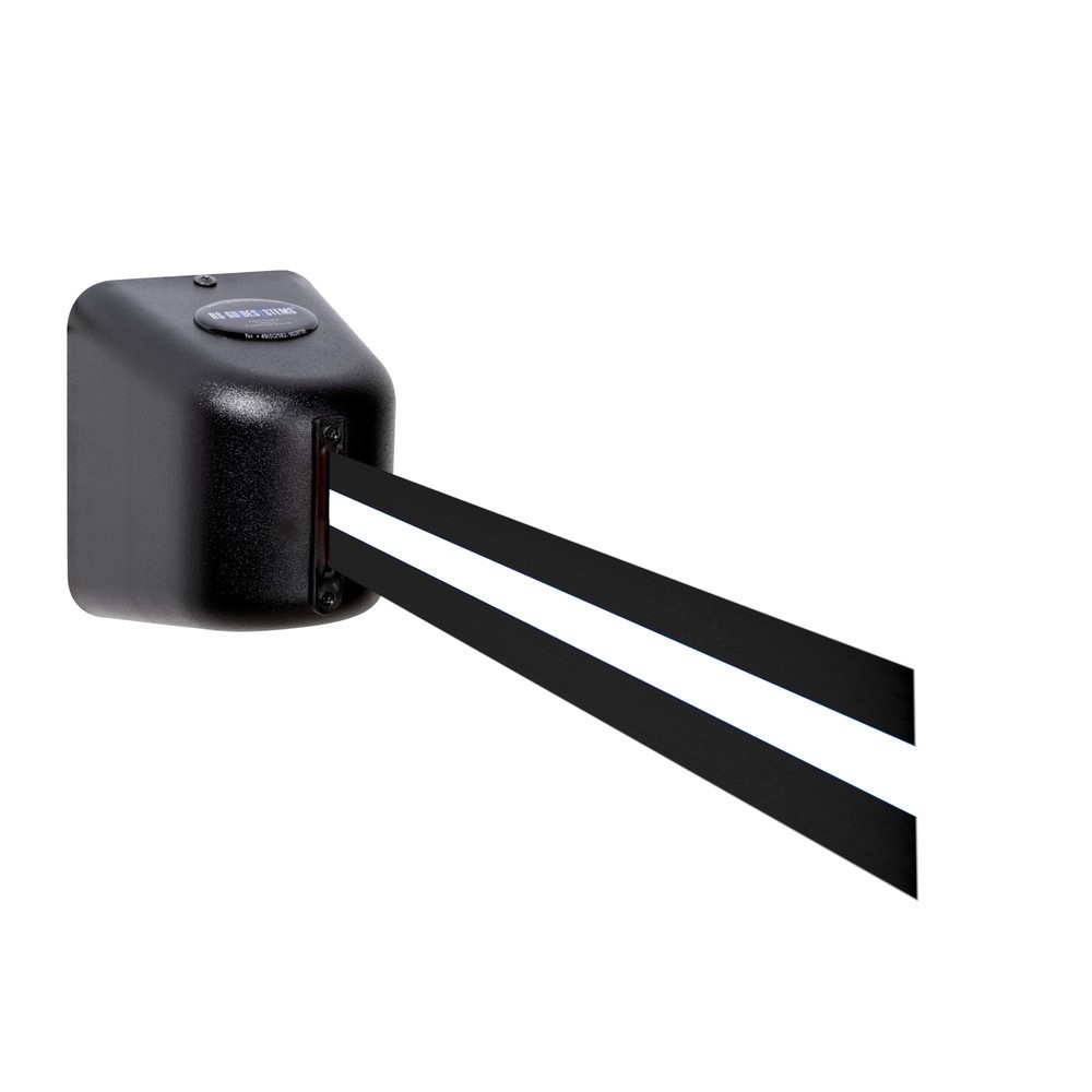 Produktabbildung Nr. 1: Sangle murale RS-GUIDESYSTEMS® avec boîtier en plastique, longueur d'extension 5 m, strié à l'horizontale noir / blanc