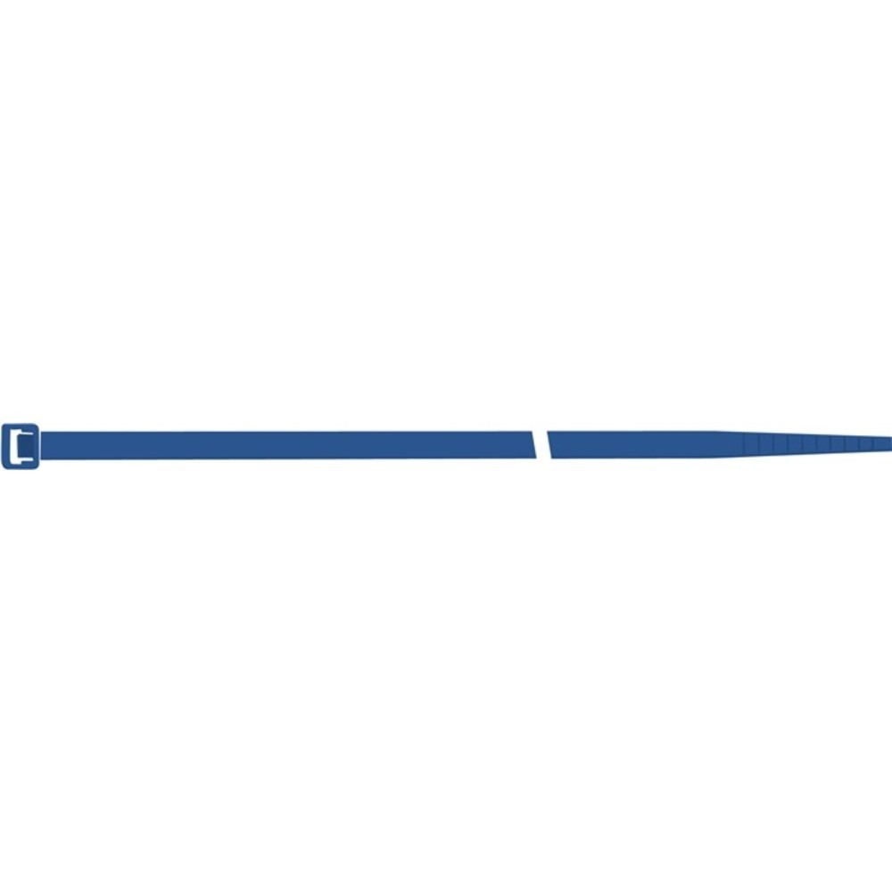 Produktabbildung Nr. 2: Kabelbinder L.280mm B.4,5mm PA blau,RAL 5002 n.UV-beständig 100St./Btl.