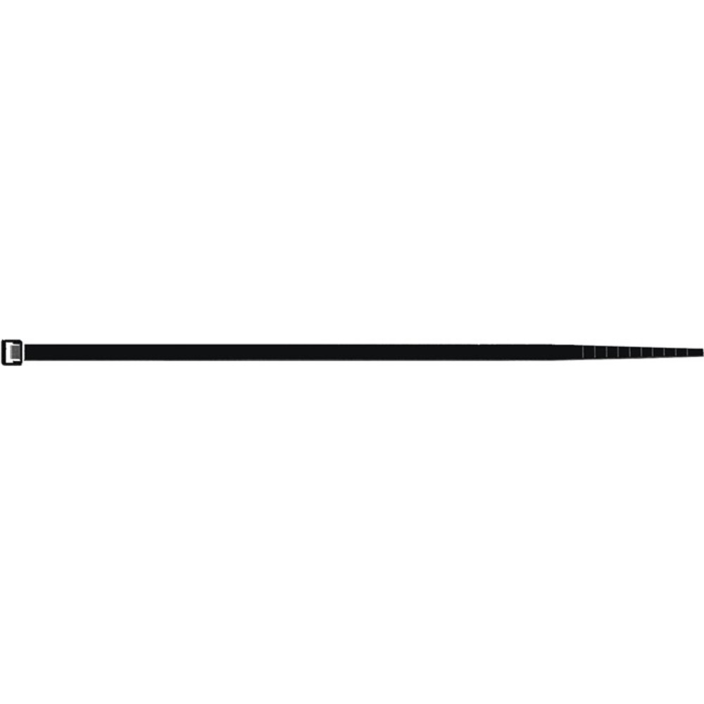 Produktabbildung Nr. 2: Kabelbinder L.100mm B.2,5mm PA schwarz n.UV beständig 100St./Btl.SAPI SELCO