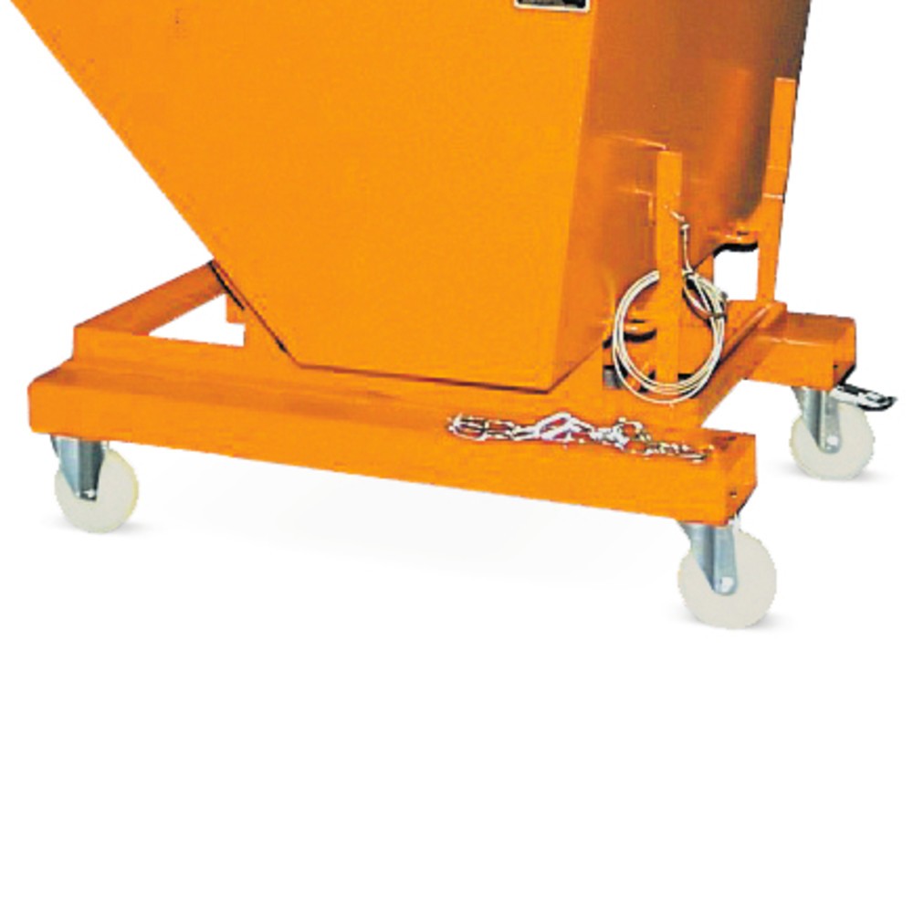 Produktabbildung Nr. 2: Satz Bauer® Polyamid Lenk- und Bockrollen, Durchmesser 180 mm, Traglast 350 kg pro Rolle