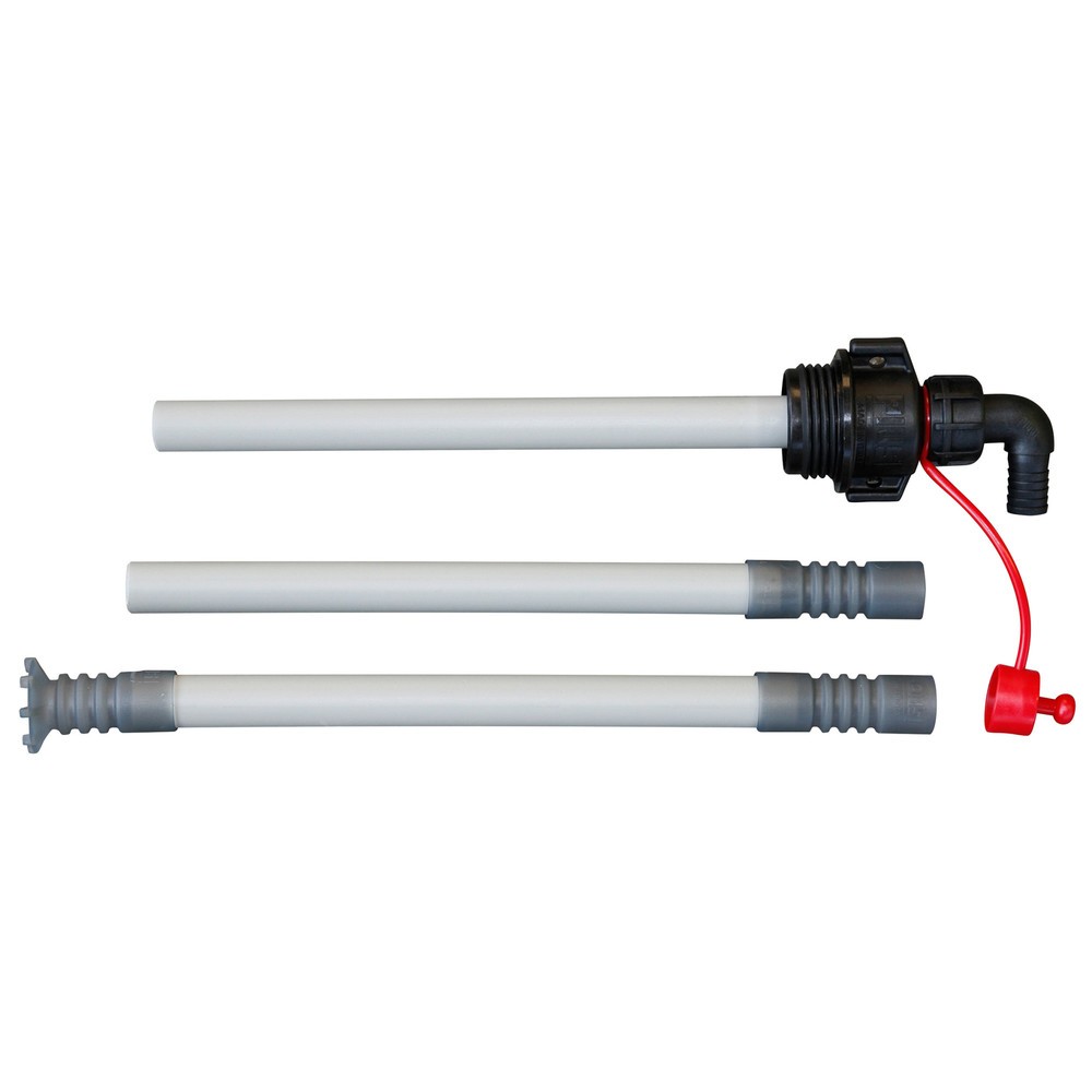 Produktabbildung: Saugrohr 3-teilig, Einschraubgewinde S70x6, mit AF2-Kupplung, Ausgang DN 19, für Pumpensysteme CEMO Cematic