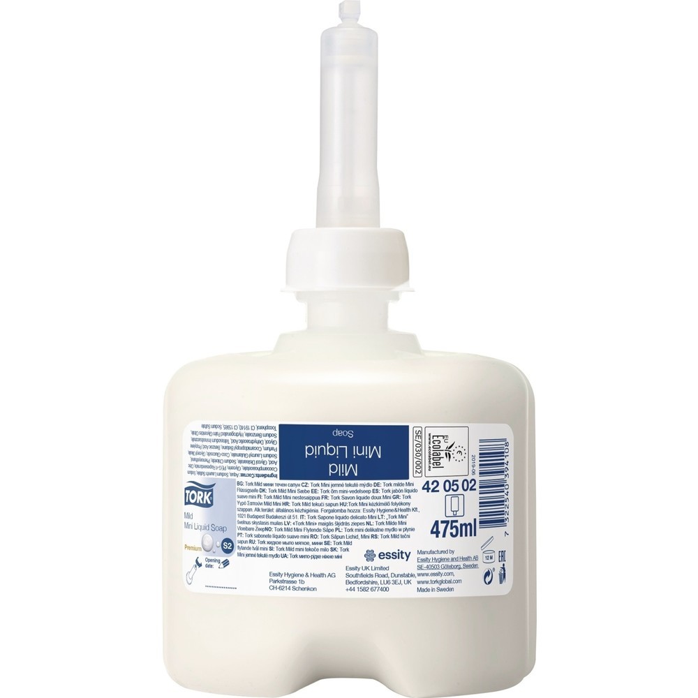 Illustration du produit: Savon liquide Tork doux 402502 Nacre doux 475 ml
