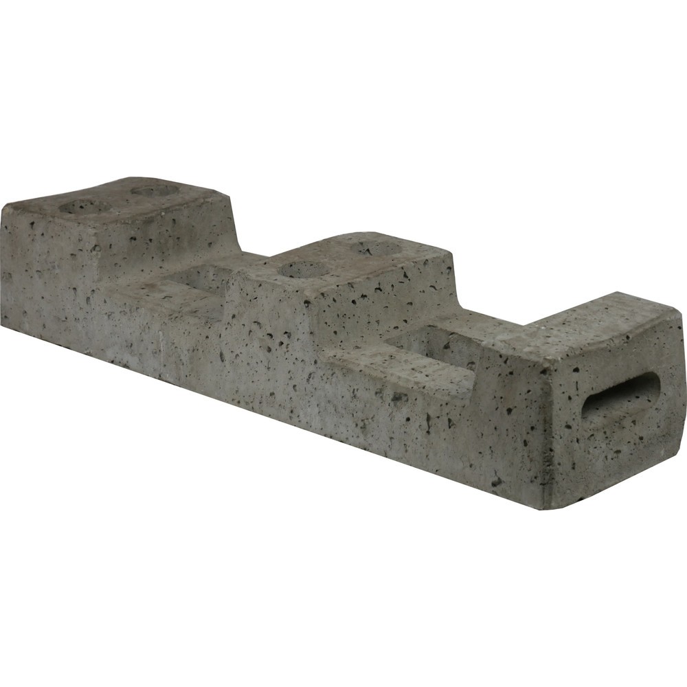 Illustration du produit: Schake Pied de clôture de chantier, béton, 4 trous, 25 kg