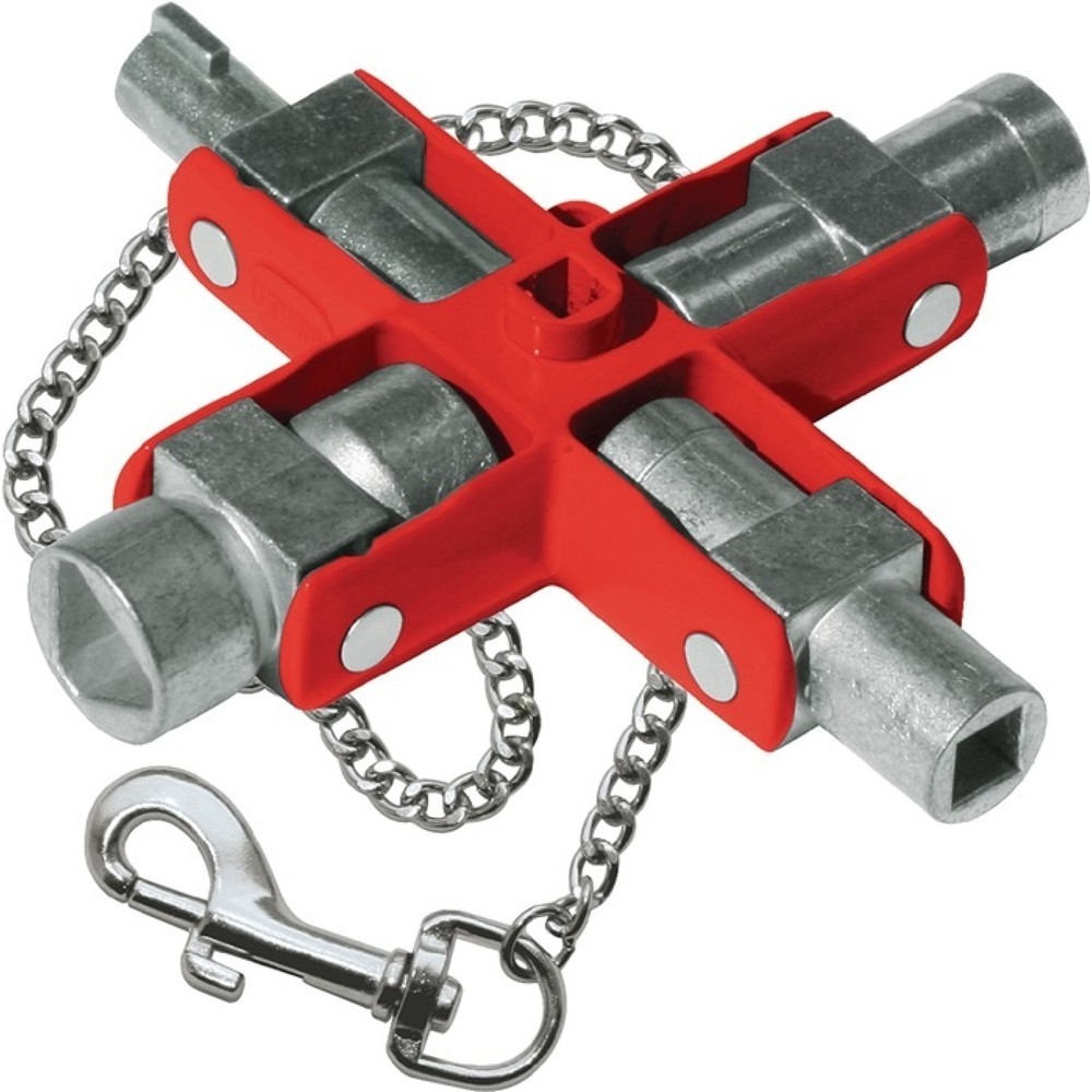 Produktabbildung Nr. 1: Schaltschrankschlüssel SuBMaster 9 in 1 9 Funktionen m.Karab.h.an Kette