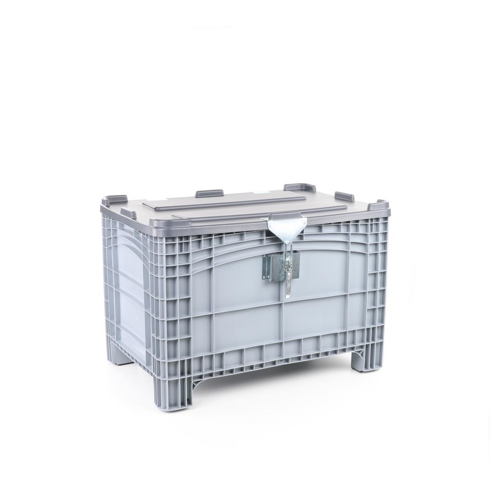 Produktabbildung Nr. 2: Scharnierdeckel für Grossbehälter, durchbrochen, 1200x800 mm, abschliessbar
