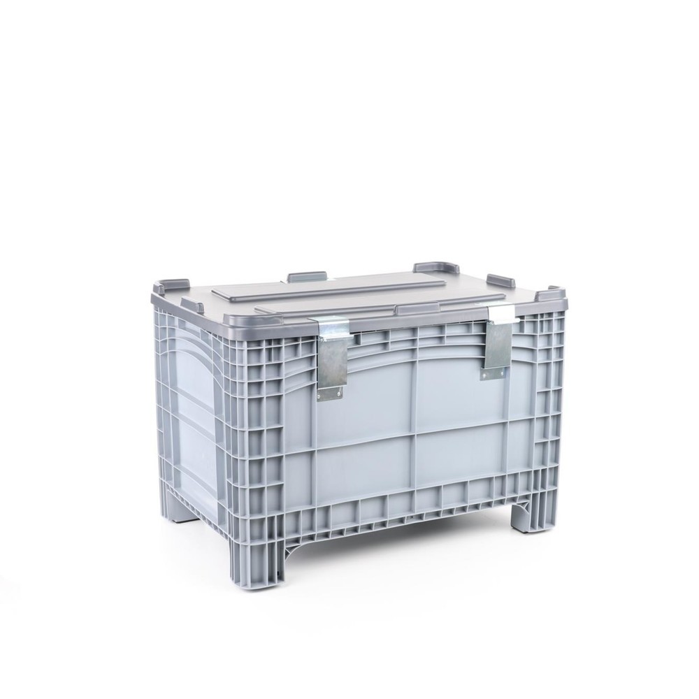 Produktabbildung Nr. 3: Scharnierdeckel für Grossbehälter, durchbrochen, 1200x800 mm, abschliessbar
