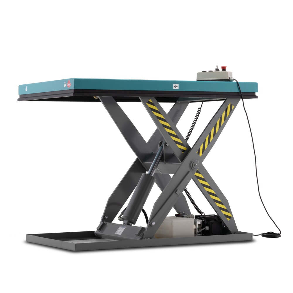 Produktabbildung: Scheren-Hubtisch Ameise® SLT 0.5 mit Einfach-Schere, elektrisch, Tragkraft 500 kg, Plattform à 1.300 x 800 mm