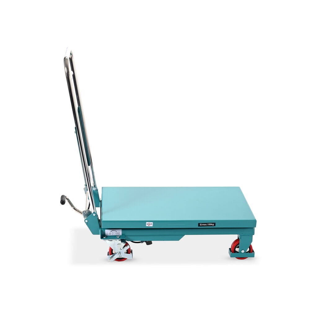 Produktabbildung Nr. 6: Scheren-Hubtischwagen Ameise® LTT 0.3 mit Einfach-Schere, klappbarer Bügel, Tragkraft 300 kg, Plattform à 850 x 500 mm