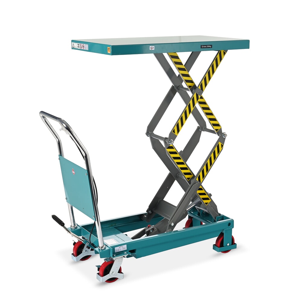 Produktabbildung: Scheren-Hubtischwagen Ameise® LTT 0.7 mit Doppel-Schere, Tragkraft 700 kg, Plattform à 1.220 x 610 mm